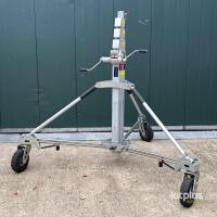 Manfrotto Avenger Long John Silver Stand w/FF Wheels (570cm/224.4in) - 5