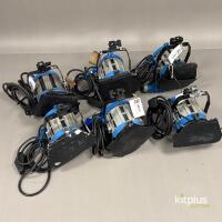6x ARRI 650W Tungsten Fresnel