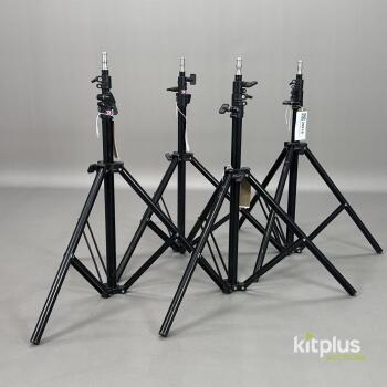 4x ARRI 3 Stage Lightweight Lighting Stand