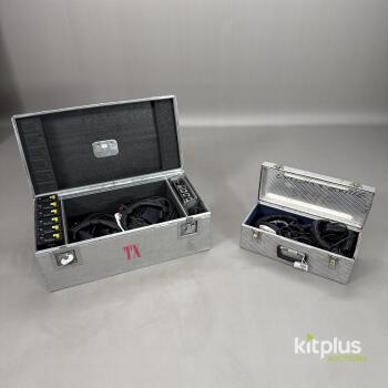 Canford Audio TecPro Communications System Kit with 5x Tecpro Dual Headset with Case