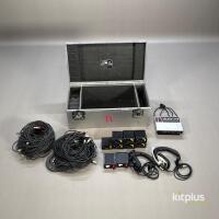 Canford Audio TecPro Communications System Kit with 5x Tecpro Dual Headset with Case - 11