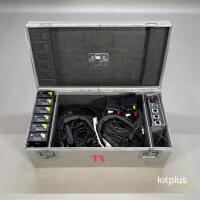 Canford Audio TecPro Communications System Kit with 5x Tecpro Dual Headset with Case - 12