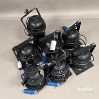 7x Black PAR Spot Light - 2