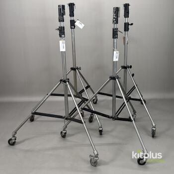 4x ARRI 1 Stage Roller Combo Stand