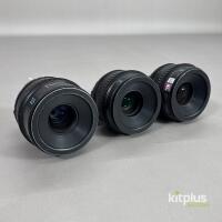 Sony PK3M CineAlta T2.0 Prime PL Lens Set (35mm, 50mm and 85mm)