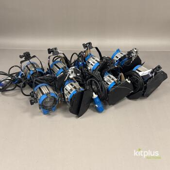 8x ARRI 300W Tungsten Fresnel