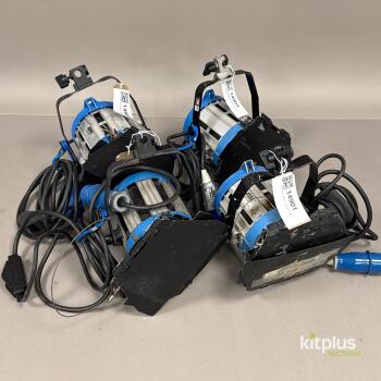 4x ARRI 650W Tungsten Fresnel
