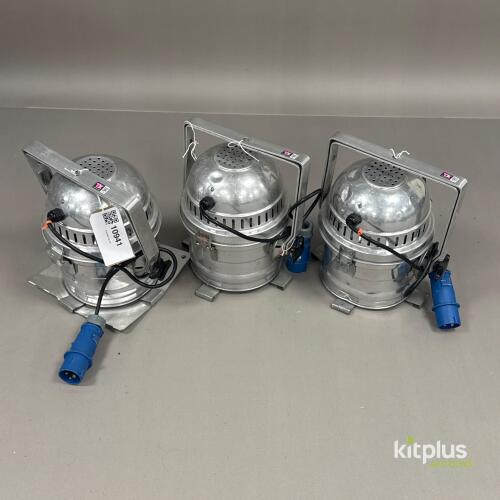 3x Eurolite Par 64