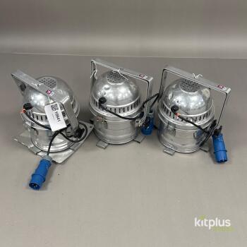 3x Eurolite Par 64