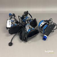 4x ARRI 300W Tungsten Fresnel