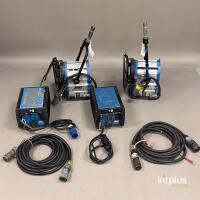 ARRI Daylight Compact 575, ARRI EB 575/1200 Universal Ballast, Unspecified 575/1.2K Header Cable, 3x Unspecified