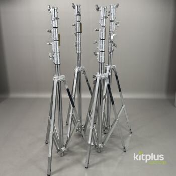 4x Manfrotto 3 Stage Heavy Duty Combo Stand