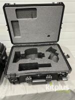 Protective Hard Cases, Custom Foam for Camera/Lens, Black, Stackable, Pressure Valve [Qty 5] - 3