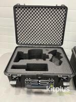 Protective Hard Cases, Custom Foam for Camera/Lens, Black, Stackable, Pressure Valve [Qty 5] - 2