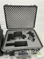 Protective Hard Cases, Custom Foam for Camera/Lens, Black, Stackable, Pressure Valve [Qty 5] - 3