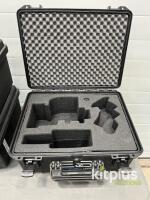 Protective Hard Cases, Custom Foam for Camera/Lens, Black, Stackable, Pressure Valve [Qty 5] - 3
