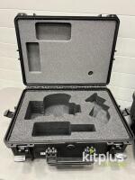 Protective Hard Cases, Custom Foam for Camera/Lens, Black, Stackable, Pressure Valve [Qty 5] - 2