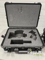 Protective Hard Cases, Custom Foam for Camera/Lens, Black, Stackable, Pressure Valve [Qty 5] - 2