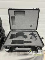 Protective Hard Cases, Custom Foam for Camera/Lens, Black, Stackable, Pressure Valve [Qty 5] - 3