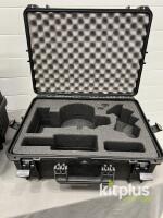 Protective Hard Cases, Custom Foam for Camera/Lens, Black, Stackable, Pressure Valve [Qty 5] - 3