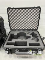 Protective Hard Cases, Custom Foam for Camera/Lens, Black, Stackable, Pressure Valve [Qty 5] - 3