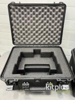 Protective Hard Cases, Custom Foam for Camera/Lens, Black, Stackable, Pressure Valve [Qty 5] - 2
