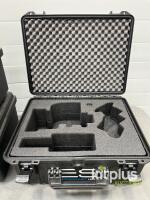 Protective Hard Cases, Custom Foam for Camera/Lens, Black, Stackable, Pressure Valve [Qty 5] - 3