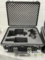Protective Hard Cases, Custom Foam for Camera/Lens, Black, Stackable, Pressure Valve [Qty 5] - 2