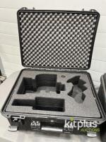 Protective Hard Cases, Custom Foam for Camera/Lens, Black, Stackable, Pressure Valve [Qty 5] - 2