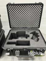 Protective Hard Cases, Custom Foam for Camera/Lens, Black, Stackable, Pressure Valve [Qty 5] - 3