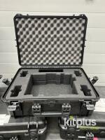 Protective Hard Cases, Custom Foam for Camera/Lens, Black, Stackable, Pressure Valve [Qty 5] - 3