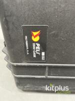 Peli 1560 Rolling Hard Case, Custom Foam Insert, Black, Waterproof, 22"x18"x10", Made in Europe - 2