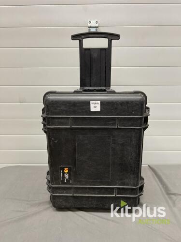 Peli 1560 Rolling Hard Case, Black, Custom Foam Insert, 22" Exterior, IP67 Waterproof