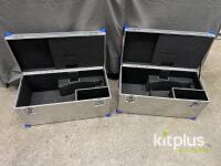 Aluminum Road Cases with Custom Foam, 32x16x14in, 39.7lbs, Stackable, Serial ATV041006 - 2