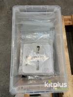 Bulk engineering stock. Industrial CEE 16A 230V Power Connectors, Fiber Patch Cables & Accessories Lot - 3