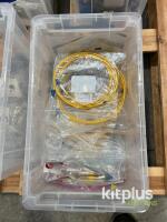 Bulk engineering stock. Industrial CEE 16A 230V Power Connectors, Fiber Patch Cables & Accessories Lot - 5