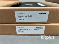 FOMEX RLSB21 Softbox and RLGD21 LiteGrid for RL21 RollLite, Includes Carry Bag - 2