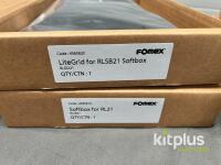 FOMEX RLSB21 Softbox and RLGD21 LiteGrid for RL21 RollLite, Includes Carry Bag - 2