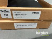 FOMEX RLSB21 Softbox and RLGD21 LiteGrid for RL21 RollLite, Includes Carry Bag - 3