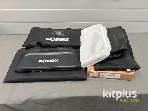 FOMEX RLSB21 Softbox and RLGD21 LiteGrid for RL21 RollLite, Includes Carry Bag