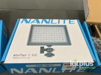 Nanlite MixPad II 11C RGBWW LED Panel Light, 2700-7500K, CRI 95+, Yoke Mount, Boxed - 2