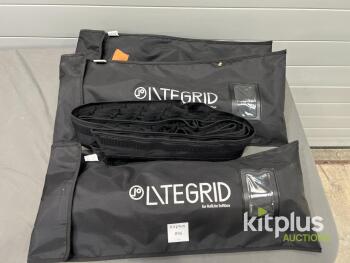 LATIGRID Softbox Grids for RollLite Softbox, 36x29 inches, Set of 3 with Carry Case