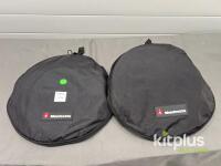 Manfrotto Collapsible Reflector with Gold, Silver, White Surfaces and Carrying Case Qty 2 - 2