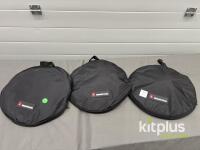 Manfrotto Collapsible Reflector with Gold, Silver, White Surfaces and Carrying Case Qty 3 - 2