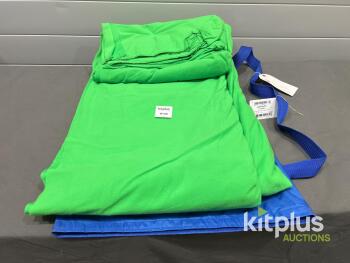 Lastolite LL LC5781 Chromakey Curtain 3x3.5m Green Polyester, Includes Strap, EAN 5055135901680