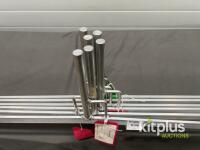 Doughty G3018 48"x48" Flat Aluminium Grip Frame, 1" Tube, 5/8" Pins, Asset #1916082622 - 2