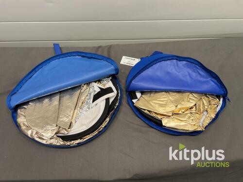 Lastolite Professional LR3896 38" 5-in-1 Circular Bottletop Reflector Kit w/ Carry Case Qty 2