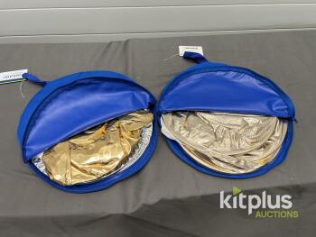 Lastolite Professional LR3896 38" 5-in-1 Circular Bottletop Reflector Kit w/ Carry Case Qty 2