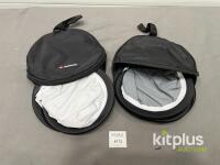 Manfrotto 20" Collapsible Light Reflectors with Carrying Cases Qty 2