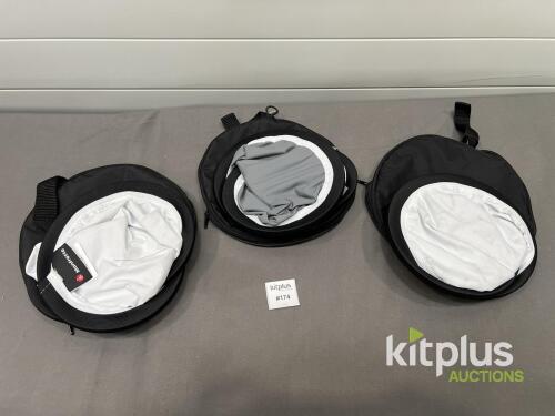 Manfrotto Collapsible 32" (81cm) Round Reflectors Set of 3 with Carry Cases Qty 3